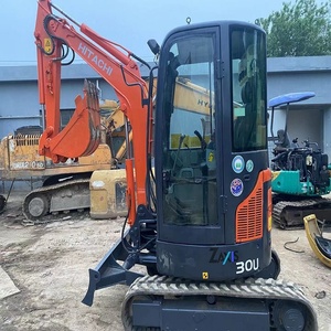 Excavadora Usada Hitachi ZX30 Mini, Original de Japón, 3 Toneladas, Hidráulica, Pocas Horas de Uso, para Agricultura, Jardinería y Construcción - Product Image 1