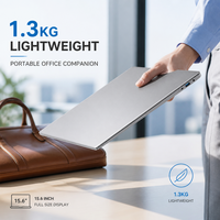 Ordinateur portable neuf 15,6 pouces FHD IPS Intel N95 Quad Core 3,4 GHz 16 Go de RAM 512 Go SSD Windows 11 Business