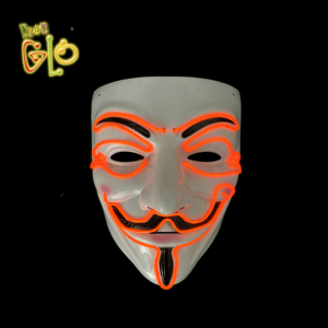 <span class=keywords><strong>Masque</strong></span> LED Lumineux <span class=keywords><strong>pour</strong></span> Cosplay d'Halloween, <span class=keywords><strong>Masque</strong></span> de Hacker, <span class=keywords><strong>Masque</strong></span> <span class=keywords><strong>V</strong></span> <span class=keywords><strong>pour</strong></span> <span class=keywords><strong>Vendetta</strong></span>, S'illumine lors des Soirées Rave et des Bals Masqués - Product Image 5