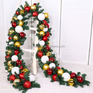 Factory Wholesale Cross Border <b>Christmas</b> Tree PVC 2m <b>Christmas</b> Wreath Door Hanging Decorations <b>Christmas</b> Garland - Product Image 4