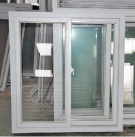Feuille de verre trempé coulissant transparente incassable de taille personnalisée pour fenêtre de maison ou de bureau à cadre en PVC
