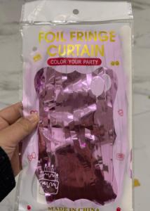Fournitures de fête : <span class=keywords><strong>Rideau</strong></span> de paillettes métalliques <span class=keywords><strong>à</strong></span> <span class=keywords><strong>franges</strong></span> de 1m x 2m pour la décoration de mariages, anniversaires et remises de diplômes - Product Image 2