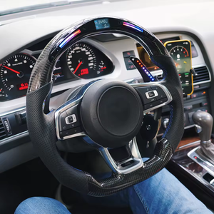 <span class=keywords><strong>Volante</strong></span> de fibra de carbono real apto para VW Golf 6/7 <span class=keywords><strong>MK6</strong></span>/7 MK5 Passat Polo actualización a MK7 <span class=keywords><strong>GTI</strong></span> <span class=keywords><strong>volante</strong></span> personalizado - Product Image 4