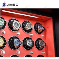 JIMBO Boîte de rangement de bijoux antivol personnalisée de luxe Boîte de rangement électronique automatique pour montre en orbite