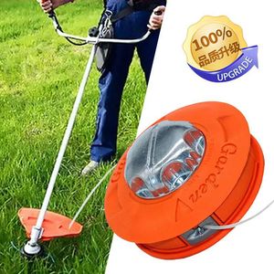 Cabezal de Recortadora de Césped Naranja con Alimentación Automática de Hilo, Accesorio para Cortacésped Manual de Empuje - Product Image 1