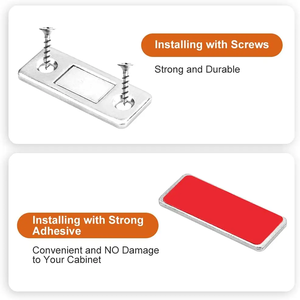 Aimants de porte d'armoire en acier inoxydable pour les fermetures de <span class=keywords><strong>placard</strong></span> Loquet de tiroir de porte d'armoire - Product Image 2