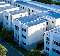 Structure en acier préfabriquée de haute qualité au design moderne pour l'école et la maison en plein air Construction métallique préfabriquée Caractéristiques des salles de classe