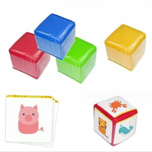 Lot de cubes de rangement interactifs en <span class=keywords><strong>tissu</strong></span> doux et mousse EVA pour l'apprentissage précoce des enfants - Product Image 3