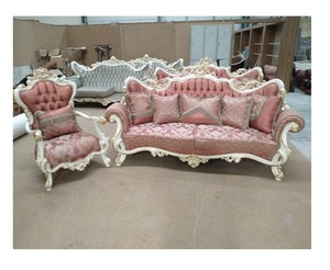 Juego de Sofás de Esquina Modernos y Elegantes de Lujo AVANTGARDE, Función de Sofá Cama con Almacenamiento, Tapizado en Tela, Patas de Madera para Espacios Pequeños - Product Image 4