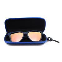 Étui à lunettes en tissu Oxford de haute qualité, boîte d'emballage personnalisée pour lunettes de soleil