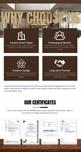 Conception de rénovation de chambre à coucher ODM OEM Chambre à coucher principale de luxe Matériau en bois massif Verre Dressing-in - Product Image 5