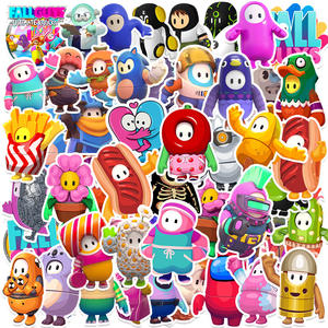 50PCS Funny cartoon game Ultimate Knockout <span class=keywords><strong>Fall</strong></span> <span class=keywords><strong>Guys</strong></span> Sticker - Product Image 1