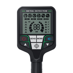 Detector de Metales con Bobina de Búsqueda de 30 cm, Varilla Ajustable, Plástico Negro, Uso en Exteriores para Adultos - Product Image 2