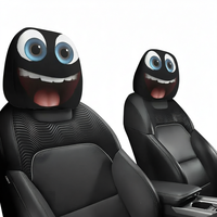 Housse de repose-tête de voiture personnalisée en polyester, universelle, 2 pièces, toutes saisons, taie d'oreiller de voiture