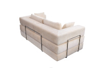 Canapé-lit modulaire double pour salon, personnalisable, confort en mousse