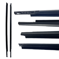 Karet Segel Pintu Strip Pelindung Cuaca untuk Toyota Yaris Vios 2008 2009 2010 2011 2012 2013 68160/68210-0D120 68230-0D100