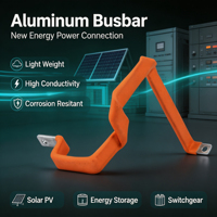 Connecteur de barre omnibus flexible en aluminium série 1050 pour système d'alimentation de batterie de véhicule électrique à énergie nouvelle