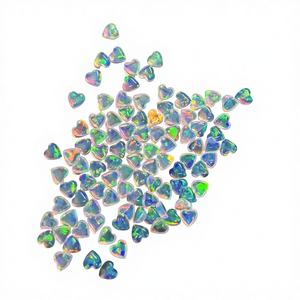 Ópalo Etíope Natural, Corte Corazón, Perlas Lisas de 6-10 mm, Orificio de 0.5 mm, Piedra Preciosa para Joyería, Venta al por Mayor por Trimurti Gems - Product Image 2