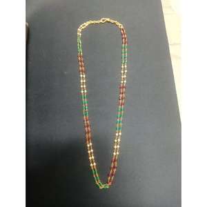 Collar de Perlas y Piedras Curativas de Jade Natural Colorido Estilo Bohemio para Mujer, Gargantilla de Perlas, Venta al por Mayor - Product Image 3