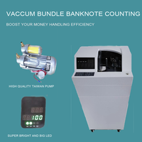 Taiwan Professional 2008 Floor Vacuum Cash Counting Machine High-Speed Bundle Money Counter Bill Counter par Taiwan Pump Supplier