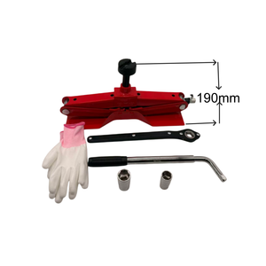 Kit de levage à ciseaux rouge de 2 <span class=keywords><strong>tonnes</strong></span> pour Tesla Model <span class=keywords><strong>3</strong></span>/Y - Product Image 3