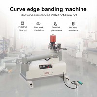 Machine à chantourner les bords PUR EVA double usage pour panneaux à base de bois, panneaux composites en aluminium alvéolé, scellant de bords pour atelier de menuiserie