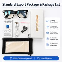Lunettes Intelligentes W660 avec Caméra 2000W, Enregistrement Vidéo 4K 60Fps, Lunettes de Soleil IA WIFI, Traduction IA GPT, Lunettes Intelligentes 2026