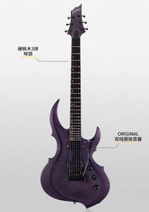 กีตาร์ไฟฟ้า ESP รุ่น <span class=keywords><strong>GRASSROOTS</strong></span> G-FRX WK ระดับมืออาชีพ สำหรับร็อค เมทัล อแวนต์การ์ด ตัวบอดี้ทำจากไม้ Alder ด้านหลัง/ด้านข้างทำจากไม้เมเปิล คอทำจากไม้ Ebony  ฟิงเกอร์บอร์ดทำจากไม้ Ebony - Product Image 5