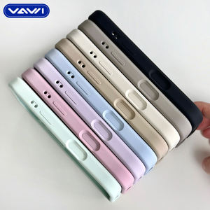 VAWI S081 Coque en silicone liquide pour appareil photo de style nuage en gros pour <span class=keywords><strong>iPhone</strong></span> 14 15 16 17 Pro Max, antichoc, Capa De Celular - Product Image 5