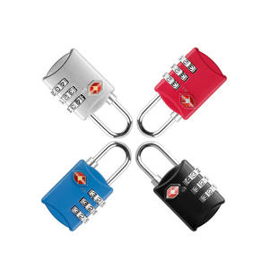 กุญแจล็อคกระเป๋าเดินทาง TSA007 แบบรหัส 3 หลัก ผลิตจากโลหะผสมสังกะสี สำหรับล็อคกระเป๋าเดินทาง - Product Image 3