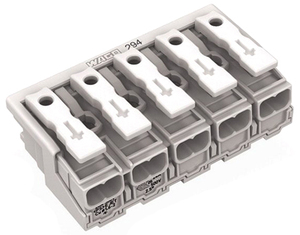 100% Original <strong>294</strong>-4005Lighting Connector Female Power SupplyConnector Push-in 24 A, 5 Pole, 500 V, White, <strong>294</strong> Series - Product Image 1