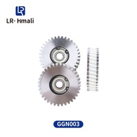 Kit d'embrayage de moteur de vélo électrique, engrenage en nylon 36T avec embrayage à roulement pour accessoires de moteur électrique (dents en acier forgé) pour Bafang
