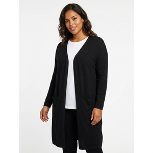 Cárdigan de Punto para Mujer, Casual, Antiarrugas, de Manga Larga, para Invierno - Product Image 1
