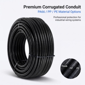 Conducto Flexible Corrugado de PP de Alta Calidad, AD10-AD106 para Cableado de Máquinas y Gestión de Cables - Product Image 2