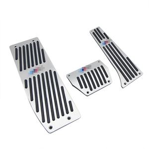 Accélérateur de <span class=keywords><strong>frein</strong></span> à pied de <span class=keywords><strong>voiture</strong></span> en acier inoxydable sans perçage pédales pièces de couverture de pédale AT pour BMW série 5 G30 2020 2021 2022 - Product Image 2