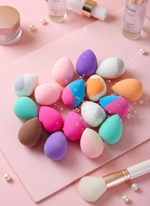 Set di Spugne per Trucco Morbide Senza Lattice in Sacchetti OPP di Medie Dimensioni, Colori Assortiti - Product Image 3