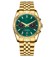Montre automatique de plongée de haute qualité avec logo personnalisé, mouvement de montre automatique, matériau en acier inoxydable étanche, montres mécaniques pour hommes