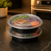 Boîte à emporter pour restaurant PP, couvercle de boîte bento, boîte de rangement alimentaire