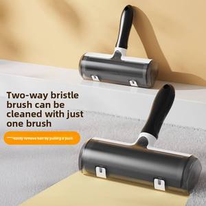 Rouleau Nettoyant Manuel Double Face pour Poils d'Animaux Domestiques – <span class=keywords><strong>Brosse</strong></span> Anti-Poils pour Tapis, Canapé, Lit et Vêtements - Product Image 2