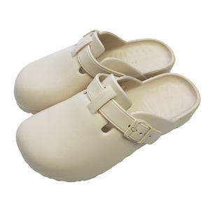 Bosirui, zuecos de cuero Unisex para niños, Sandalias planas de corcho, zapatillas de bicicleta con punta cerrada, sandalias antideslizantes, sandalias Birkenstocks - Product Image 3