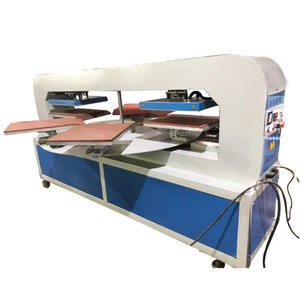 Customized Towel Fabric 6 Trays Dual Heater Platen Pneumatic Automatic Sublimation Heat Press Machine Digital Control Six - Product Image 6