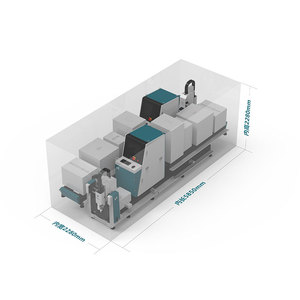 Découpeuse économique de tube de laser de coupeur de laser 1000w 2000w fabricant - Product Image 2