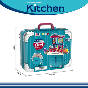 Ensemble de cuisine en plastique ABS pour enfants d'âge préscolaire, jeu d'imitation, unisexe, avec valise portable - Product Image 6