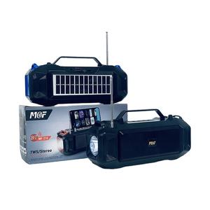 Mf216 partante con פאנל קורנטאס סולארית נגן אודיו נייד רמקול עם לפיד ו fm עבור חיצוני - Product Image 1