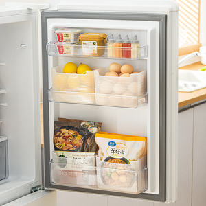 Refrigerator Box Plastic Storage Box Organizer Multi-purpose Refrigerator Fridge Side Door Plastic Food Organizer Bins Storage Box