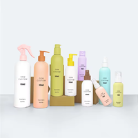 Emballage de cosmétiques 100ml 150ml Bouteilles de pulvérisation de brume fine mate pour cheveux Bouteille de lotion HDPE vide en gros pour les soins de la peau