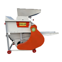 Machine à décortiquer les cacahuètes multifonctionnelle, équipement électrique pour peler les cacahuètes avec écran de nettoyage