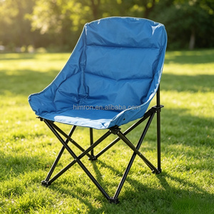 Sedia a sdraio imbottita con schienale alto, pieghevole, ultraleggera, portatile, ideale per picnic e viaggi. - Product Image 1