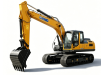 Excavadora de cadenas XE155D usada, 14.6 toneladas, motor Cummins, caja de cambios, bomba de engranajes, modelo 2020, máquina de construcción para terraplenes