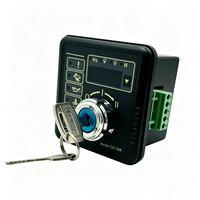 Panneau de commande multiparamètres verrouillable avec connexion par bornier pour la surveillance et le contrôle des groupes électrogènes diesel